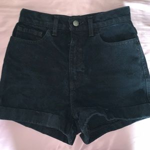 American Apparel High Waisted Cuff Shorts
